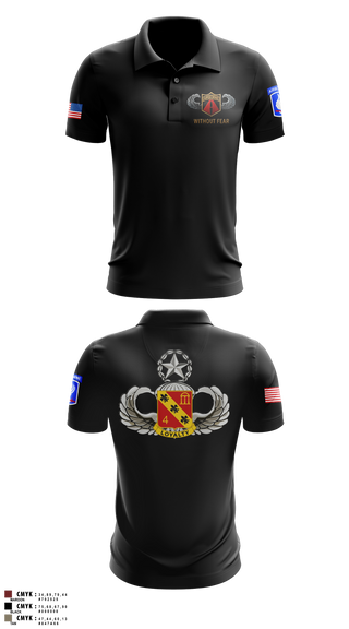 Short Sleeve Performance Polo, 4-319 AFAR, Assassin Battery, Army, Teamtime, Team time, sublimation, custom sports apparel, team uniforms, spirit wear, spiritwear, sports uniforms, custom shirts, team store, custom team store, fundraiser sports, apparel fundraiser