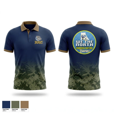 Burns high school 71781776 Short Sleeve Performance Polo - 1