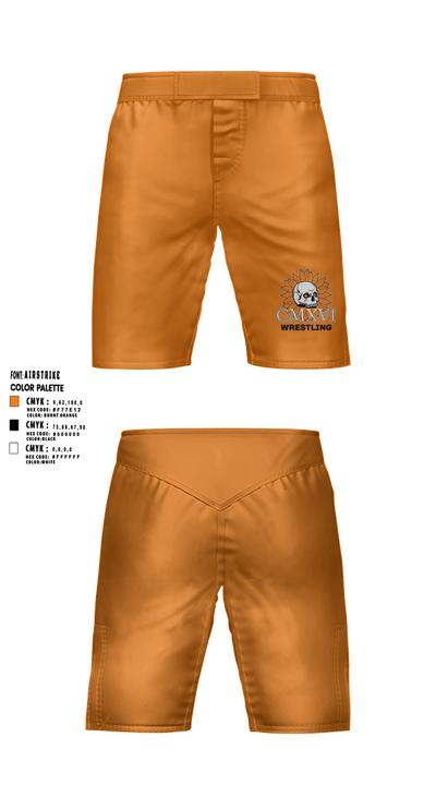 Nine 16 Wrestling Club 58954215 Fight Shorts - 1