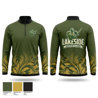 Quarter Zip Jacket, Lakeside High School, Wrestling, Teamtime, Team time, sublimation, custom sports apparel, team uniforms, spirit wear, spiritwear, sports uniforms, custom shirts, team store, custom team store, fundraiser sports, apparel fundraiser
