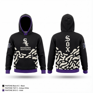 Hoodie, Bessemer WhiteSox, Baseball, Teamtime, Team time, sublimation, custom sports apparel, team uniforms, spirit wear, spiritwear, sports uniforms, custom shirts, team store, custom team store, fundraiser sports, apparel fundraiser