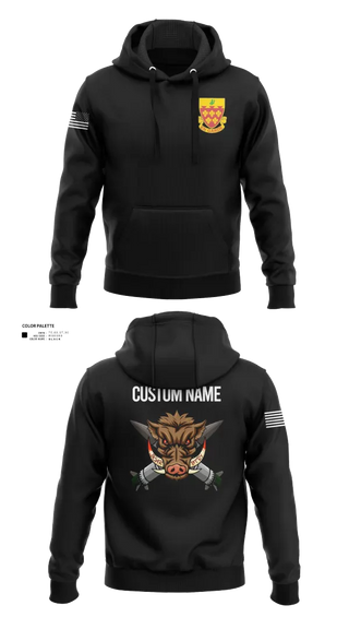 Hoodie, 1-77 FA Bravo Btry, Army, Teamtime, Team time, sublimation, custom sports apparel, team uniforms, spirit wear, spiritwear, sports uniforms, custom shirts, team store, custom team store, fundraiser sports, apparel fundraiser
