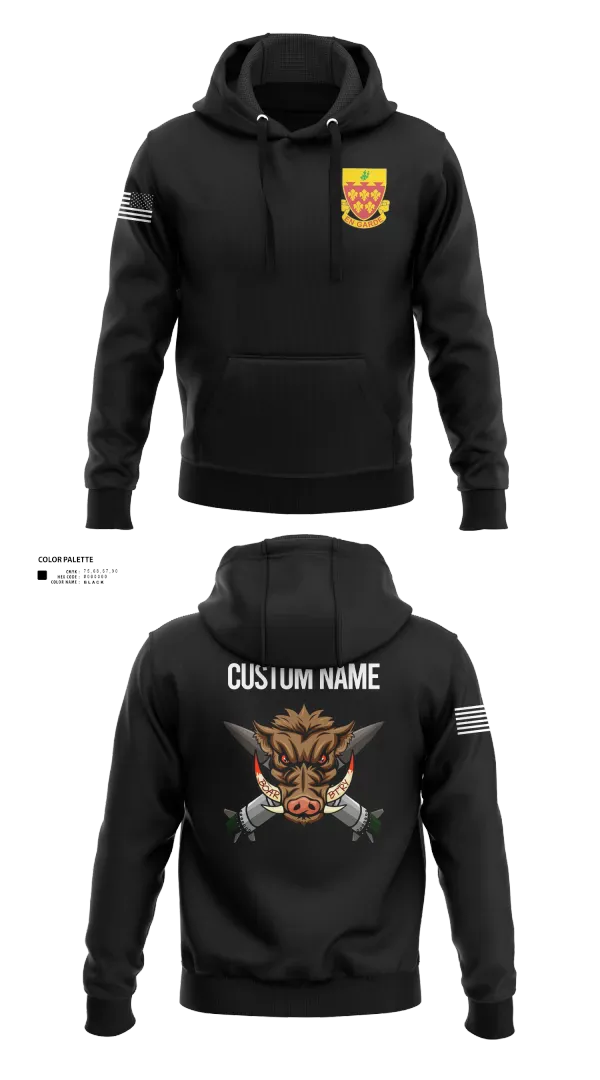 Hoodie, 1-77 FA Bravo Btry, Army, Teamtime, Team time, sublimation, custom sports apparel, team uniforms, spirit wear, spiritwear, sports uniforms, custom shirts, team store, custom team store, fundraiser sports, apparel fundraiser