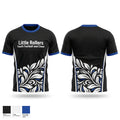 Little Rollers Youth Football and Cheer 50733796 Soft Poly Tee Cotton Like Feel - 1
