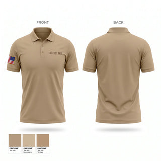 Short Sleeve Performance Polo, 1/A/3-321 FAR, Army, Teamtime, Team time, sublimation, custom sports apparel, team uniforms, spirit wear, spiritwear, sports uniforms, custom shirts, team store, custom team store, fundraiser sports, apparel fundraiser