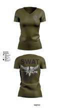 ALAMO AREA METRO SWAT TEAM 19871878 Women's Short Sleeve V-neck Shirt - 102