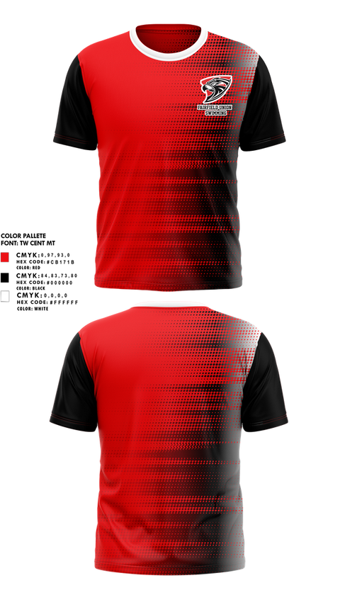 Short Sleeve Performance Shirt, Fairfield Union High School Swimming, Swimming, Teamtime, Team time, sublimation, custom sports apparel, team uniforms, spirit wear, spiritwear, sports uniforms, custom shirts, team store, custom team store, fundraiser sports, apparel fundraiser