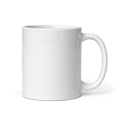 Octagon 77339412 White Glossy Mug - Large