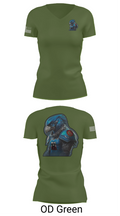 Battlehawks 56996020 Women's Short Sleeve V-neck Shirt - 48