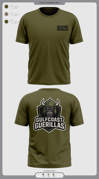 Old School Cotton Feel Shirt, Gulfcoast Guerillas, , Teamtime, Team time, sublimation, custom sports apparel, team uniforms, spirit wear, spiritwear, sports uniforms, custom shirts, team store, custom team store, fundraiser sports, apparel fundraiser