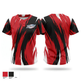 Two Button Softball Jersey, Blazers, Softball, Teamtime, Team time, sublimation, custom sports apparel, team uniforms, spirit wear, spiritwear, sports uniforms, custom shirts, team store, custom team store, fundraiser sports, apparel fundraiser