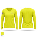 North Memorial Health Ambulance Women's Long Sleeve V-neck Shirt - 1
