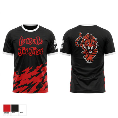 Team One Louisville Jiu Jitsu Soft Poly Tee Cotton Like Feel - 1