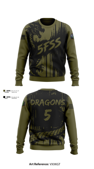 Crew Neck Sweatshirt, Minot First Sergeants, Air Force, Teamtime, Team time, sublimation, custom sports apparel, team uniforms, spirit wear, spiritwear, sports uniforms, custom shirts, team store, custom team store, fundraiser sports, apparel fundraiser