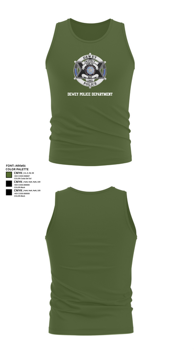 Dewey Police Department 16354640 Tank Top - 56