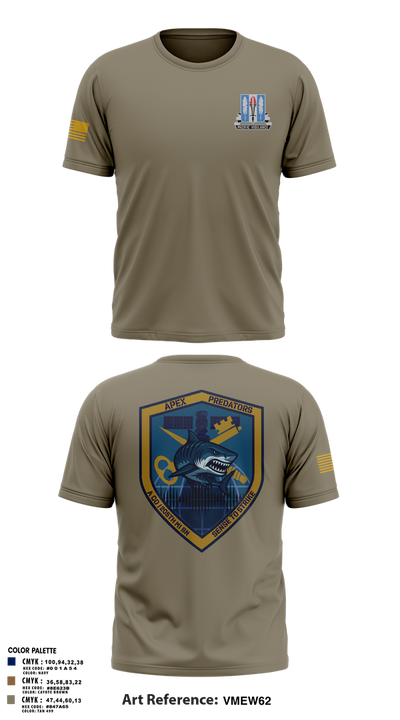 Alpha Company, 205th MI BN 25541028 Old School Cotton Feel Shirt - 15