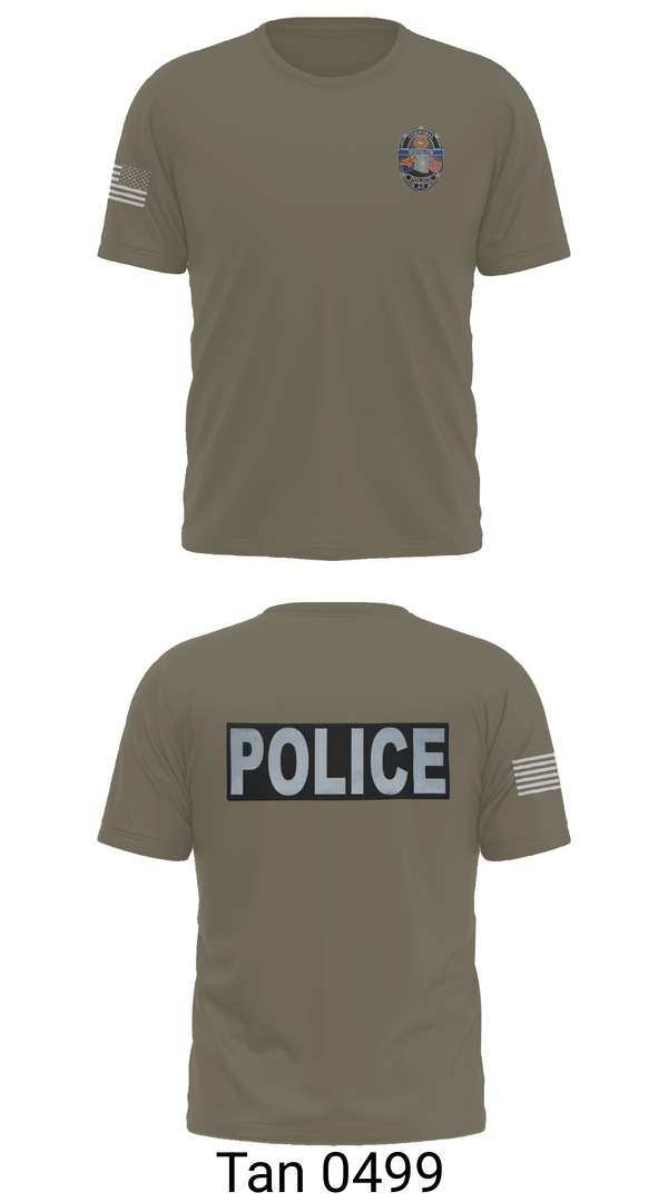 Old School Cotton Feel Shirt, Winslow Police Department, Police, Teamtime, Team time, sublimation, custom sports apparel, team uniforms, spirit wear, spiritwear, sports uniforms, custom shirts, team store, custom team store, fundraiser sports, apparel fundraiser