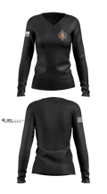 CCoE Charlie Branch 11952514 Women's Long Sleeve V-neck Shirt - 3