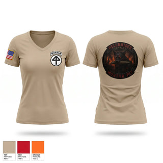Womens Short Sleeve Vneck Shirt, HHC 1-114, National Guard, Teamtime, Team time, sublimation, custom sports apparel, team uniforms, spirit wear, spiritwear, sports uniforms, custom shirts, team store, custom team store, fundraiser sports, apparel fundraiser
