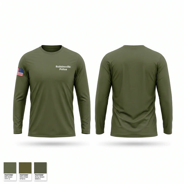 Long Sleeve Performance Shirt, Robbinsville Police, Police, Teamtime, Team time, sublimation, custom sports apparel, team uniforms, spirit wear, spiritwear, sports uniforms, custom shirts, team store, custom team store, fundraiser sports, apparel fundraiser