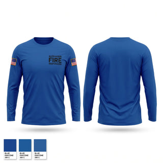 Long Sleeve Performance Shirt, ALEXANDER FIRE RESPONDERS, EMS/EMT, Teamtime, Team time, sublimation, custom sports apparel, team uniforms, spirit wear, spiritwear, sports uniforms, custom shirts, team store, custom team store, fundraiser sports, apparel fundraiser