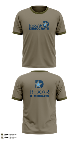 Short Sleeve Performance Shirt, Bexar County Democratic Party, , Teamtime, Team time, sublimation, custom sports apparel, team uniforms, spirit wear, spiritwear, sports uniforms, custom shirts, team store, custom team store, fundraiser sports, apparel fundraiser