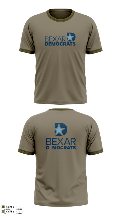 Bexar County Democratic Party 48561272 Short Sleeve Performance Shirt - 1
