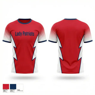Short Sleeve Performance Shirt, Lady Patriots, Softball, Teamtime, Team time, sublimation, custom sports apparel, team uniforms, spirit wear, spiritwear, sports uniforms, custom shirts, team store, custom team store, fundraiser sports, apparel fundraiser