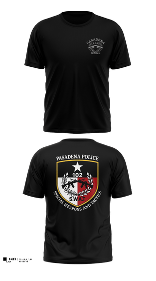 Old School Cotton Feel Shirt, Pasadena PD SWAT, Police, Teamtime, Team time, sublimation, custom sports apparel, team uniforms, spirit wear, spiritwear, sports uniforms, custom shirts, team store, custom team store, fundraiser sports, apparel fundraiser