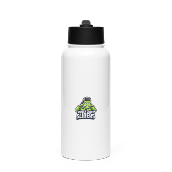 Seneca Creek Sliders Stainless Steel Water Bottle with a Straw Lid