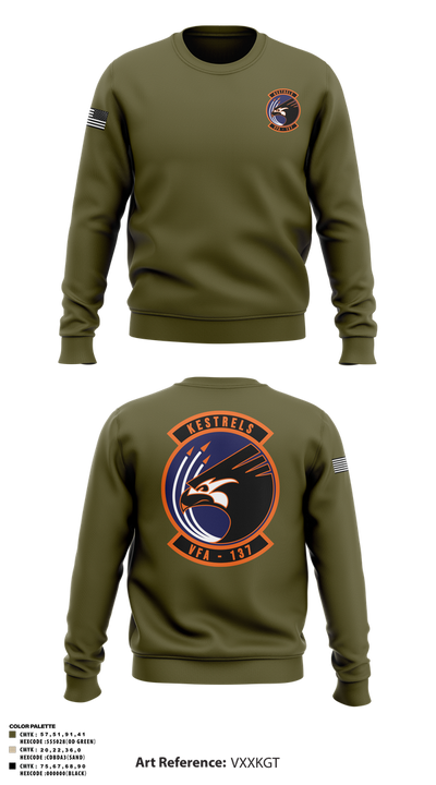Kestrels 56714032 Crew Neck Sweatshirt - 1