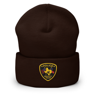 Beeville Police Department Cuffed Beanie | Yupoong 1501KC