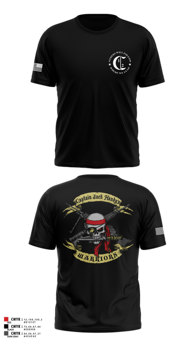 1st Battalion 2nd Marines Charlie Co Veteran 59013691 Short Sleeve Performance Shirt - 5