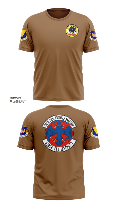 Old School Cotton Feel Shirt, 786th CES, Air Force, Teamtime, Team time, sublimation, custom sports apparel, team uniforms, spirit wear, spiritwear, sports uniforms, custom shirts, team store, custom team store, fundraiser sports, apparel fundraiser