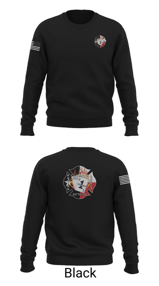 Crew Neck Sweatshirt, CFD Station 1, Fire Department, Teamtime, Team time, sublimation, custom sports apparel, team uniforms, spirit wear, spiritwear, sports uniforms, custom shirts, team store, custom team store, fundraiser sports, apparel fundraiser