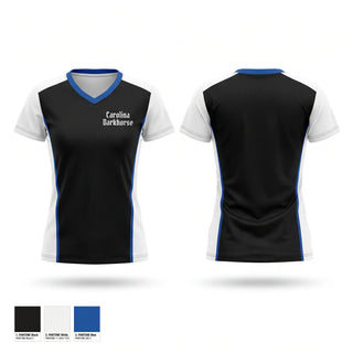 Womens Short Sleeve Vneck Shirt, Carolina Darkhorse, Baseball, Teamtime, Team time, sublimation, custom sports apparel, team uniforms, spirit wear, spiritwear, sports uniforms, custom shirts, team store, custom team store, fundraiser sports, apparel fundraiser