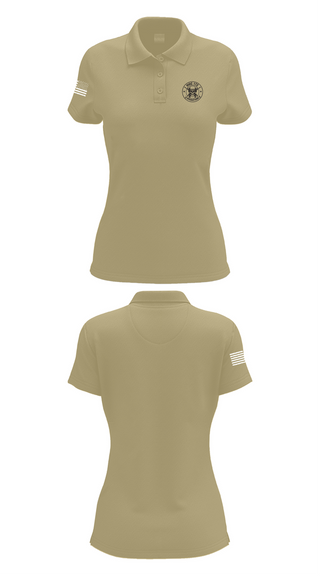 Womens Short Sleeve Performance Polo, HHC 172, Army, Teamtime, Team time, sublimation, custom sports apparel, team uniforms, spirit wear, spiritwear, sports uniforms, custom shirts, team store, custom team store, fundraiser sports, apparel fundraiser