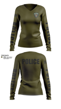 Ohkay Owingeh Police Department 98094071 Women's Long Sleeve V-neck Shirt - 23