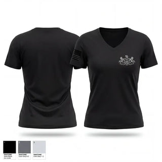 Womens Short Sleeve Vneck Shirt, Sci Waymart, Police, Teamtime, Team time, sublimation, custom sports apparel, team uniforms, spirit wear, spiritwear, sports uniforms, custom shirts, team store, custom team store, fundraiser sports, apparel fundraiser