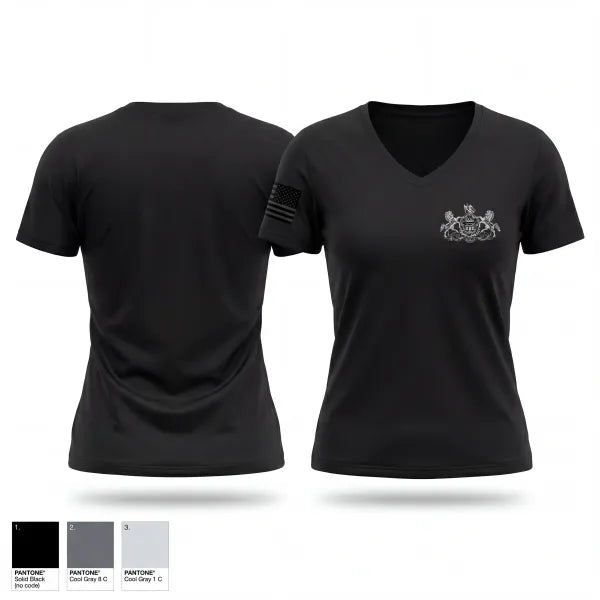 Womens Short Sleeve Vneck Shirt, Sci Waymart, Police, Teamtime, Team time, sublimation, custom sports apparel, team uniforms, spirit wear, spiritwear, sports uniforms, custom shirts, team store, custom team store, fundraiser sports, apparel fundraiser