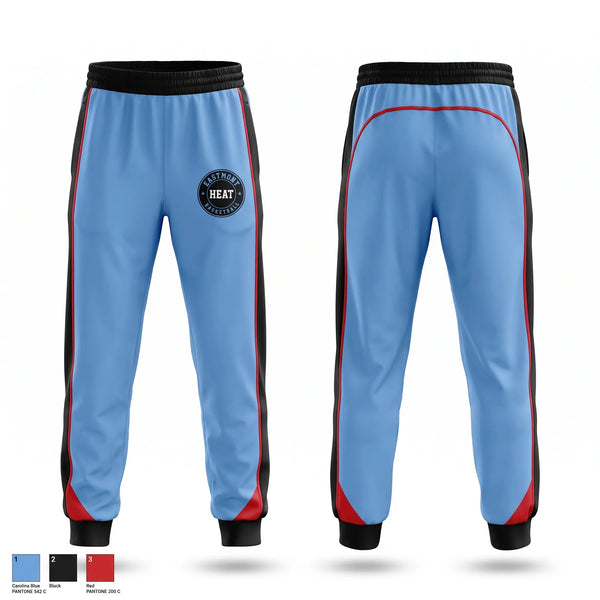 Sweatpants, Eastmont HEAT, Men's Basketball, Teamtime, Team time, sublimation, custom sports apparel, team uniforms, spirit wear, spiritwear, sports uniforms, custom shirts, team store, custom team store, fundraiser sports, apparel fundraiser