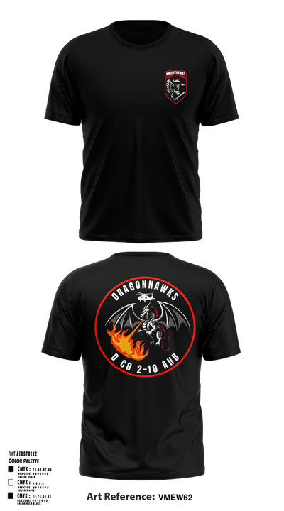 2-10 AHB Knighthawks Short Sleeve Performance Shirt - 17