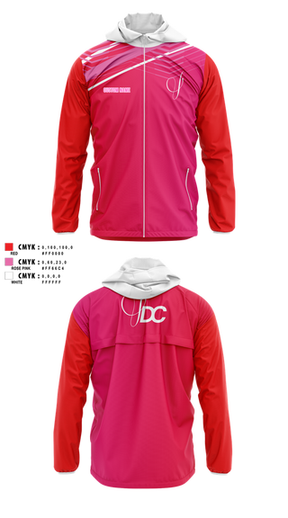 Windbreaker, Viva Dance Collective, Cheer, Teamtime, Team time, sublimation, custom sports apparel, team uniforms, spirit wear, spiritwear, sports uniforms, custom shirts, team store, custom team store, fundraiser sports, apparel fundraiser