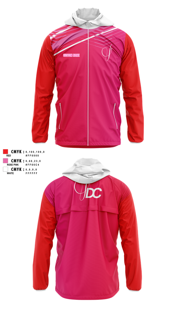 Windbreaker, Viva Dance Collective, Cheer, Teamtime, Team time, sublimation, custom sports apparel, team uniforms, spirit wear, spiritwear, sports uniforms, custom shirts, team store, custom team store, fundraiser sports, apparel fundraiser