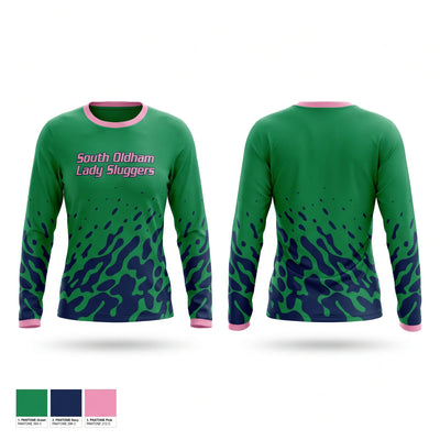 South Oldham Lady Sluggers Long Sleeve Performance Shirt 2