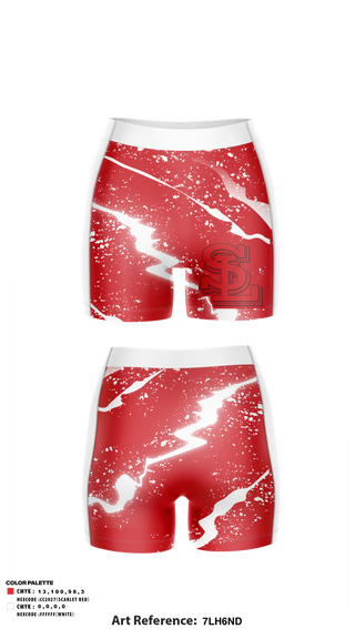 Track Shorts, Saranac Lake Red Storm Volleyball, Women's Volleyball, Teamtime, Team time, sublimation, custom sports apparel, team uniforms, spirit wear, spiritwear, sports uniforms, custom shirts, team store, custom team store, fundraiser sports, apparel fundraiser