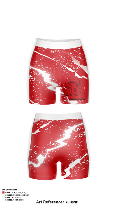 Saranac Lake Red Storm Volleyball 33177463 Track Shorts - 1