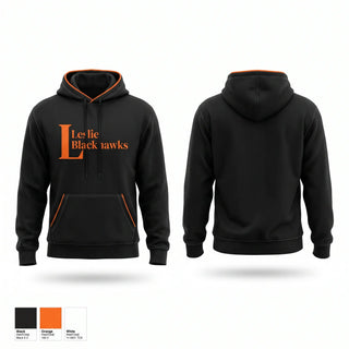 Hoodie, Leslie Blackhawks, Wrestling, Teamtime, Team time, sublimation, custom sports apparel, team uniforms, spirit wear, spiritwear, sports uniforms, custom shirts, team store, custom team store, fundraiser sports, apparel fundraiser