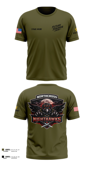 Short Sleeve Performance Shirt, Northcross Recruiting Station, Army, Teamtime, Team time, sublimation, custom sports apparel, team uniforms, spirit wear, spiritwear, sports uniforms, custom shirts, team store, custom team store, fundraiser sports, apparel fundraiser