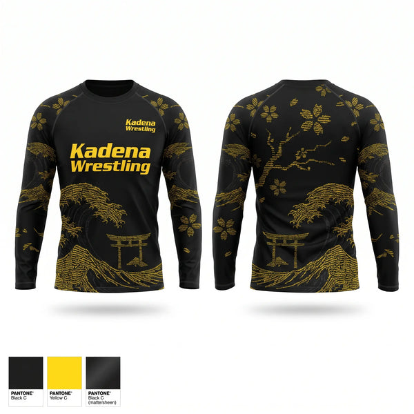Long Sleeve Performance Shirt, Kadena Wrestling, Wrestling, Teamtime, Team time, sublimation, custom sports apparel, team uniforms, spirit wear, spiritwear, sports uniforms, custom shirts, team store, custom team store, fundraiser sports, apparel fundraiser